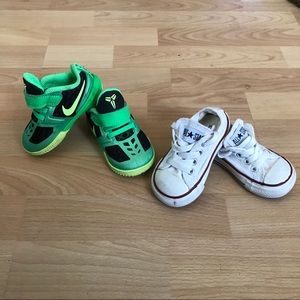 Sz 4 baby nike and converse